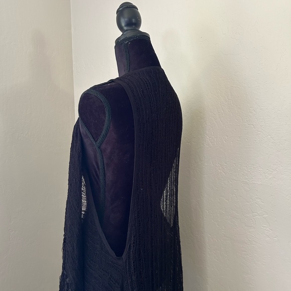SOLD - Fringe Free People Knit Coverup - Picture 6 of 7